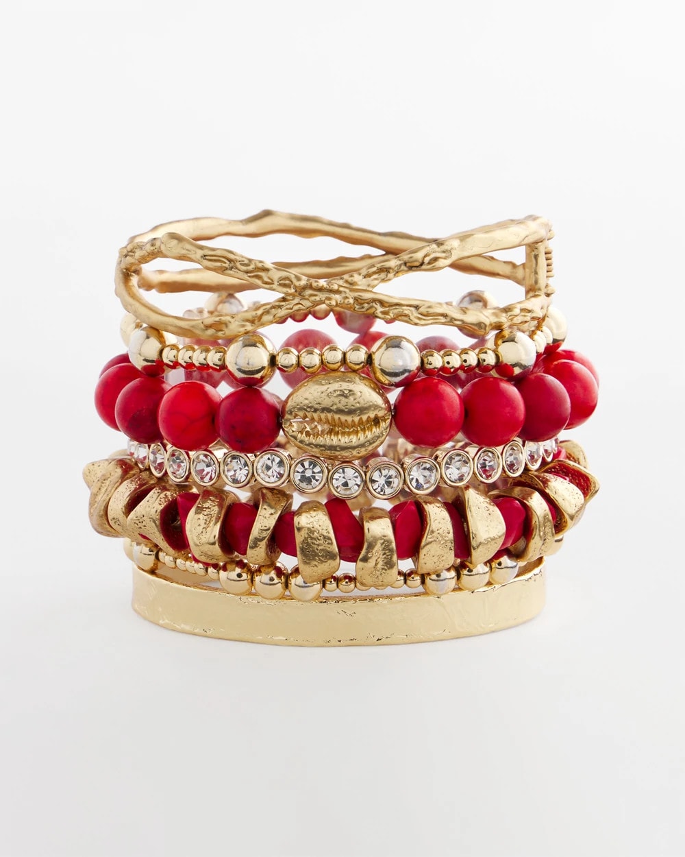 Chico's For Sale - Goldtone Flexible Cuff Bracelet