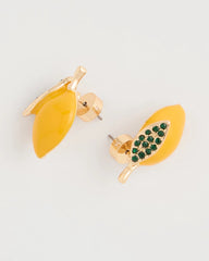 Chico's On Sale - Luxurious Lemon Stud Earrings