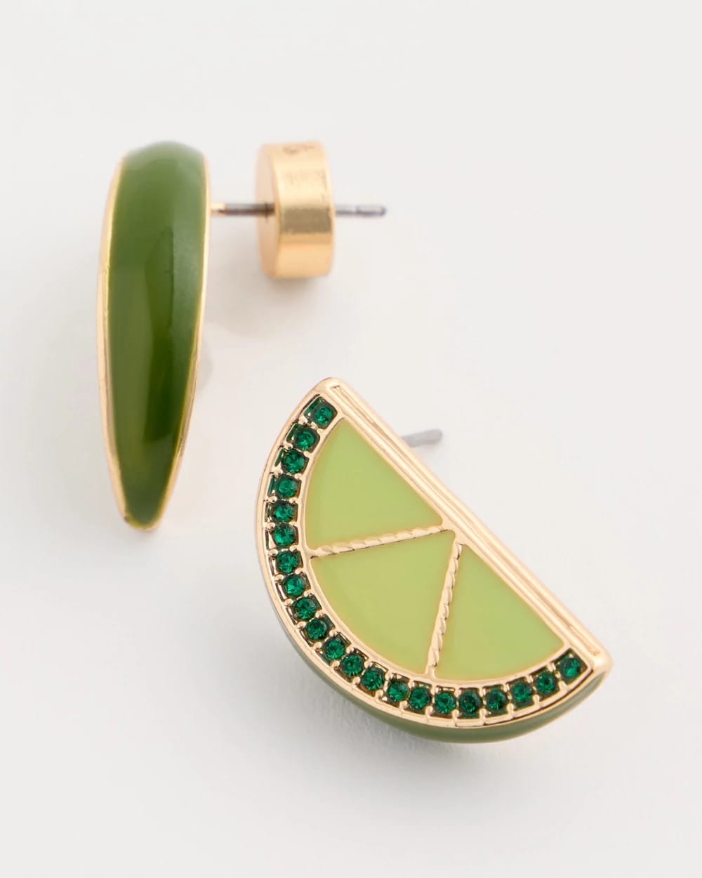 Chico's For Sale - Luxurious Lime Stud Earrings
