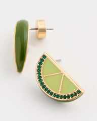 Chico's For Sale - Luxurious Lime Stud Earrings