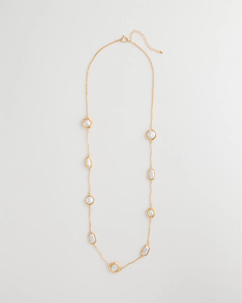 Chico's US - Siren Faux Pearl Long Necklace