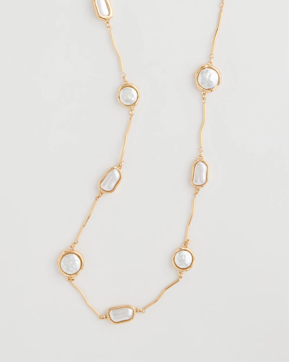 Chico's US - Siren Faux Pearl Long Necklace