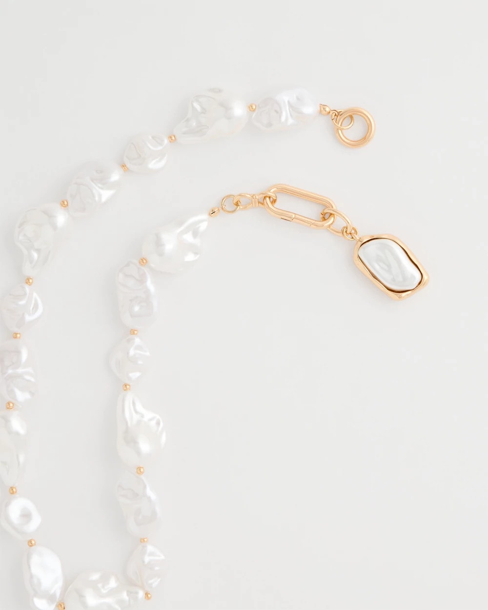 Chico's / Siren Faux Pearl Y-Necklace