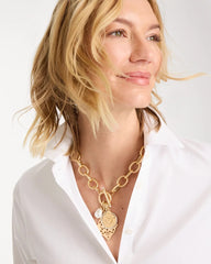 Chico's Discount - Toggle Cameo Charm Necklace