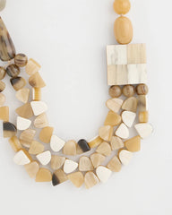 Chico's For Sale - Chico's Originals Faux Horn Geo Necklace