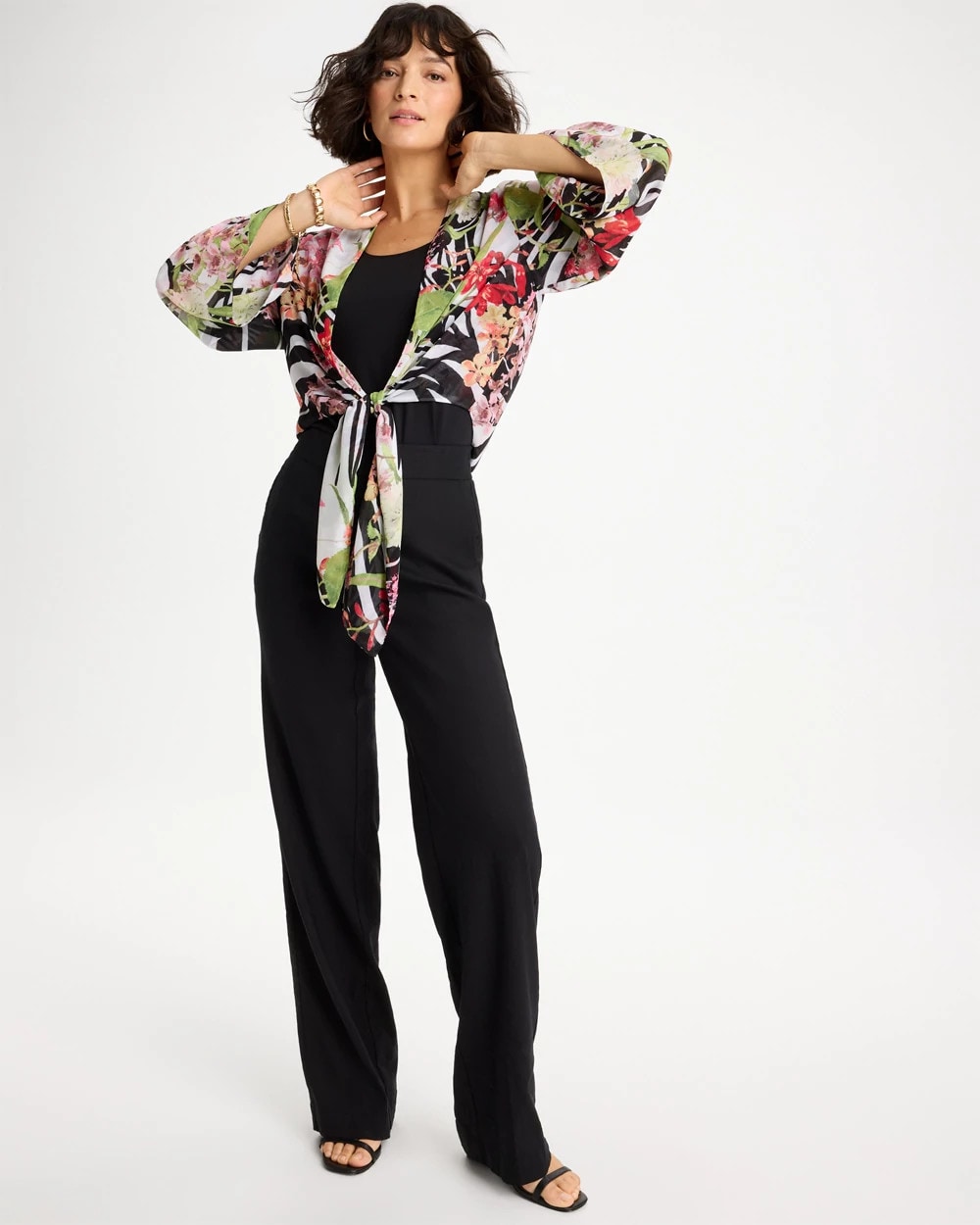 Chico's Online - Georgette Tie-Front Kimono