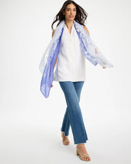 Chico's Sale - Ombre Burnout Oblong Scarf