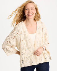 Chico's Outlet - Cotton Crochet Kimono