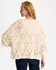 Chico's Outlet - Cotton Crochet Kimono