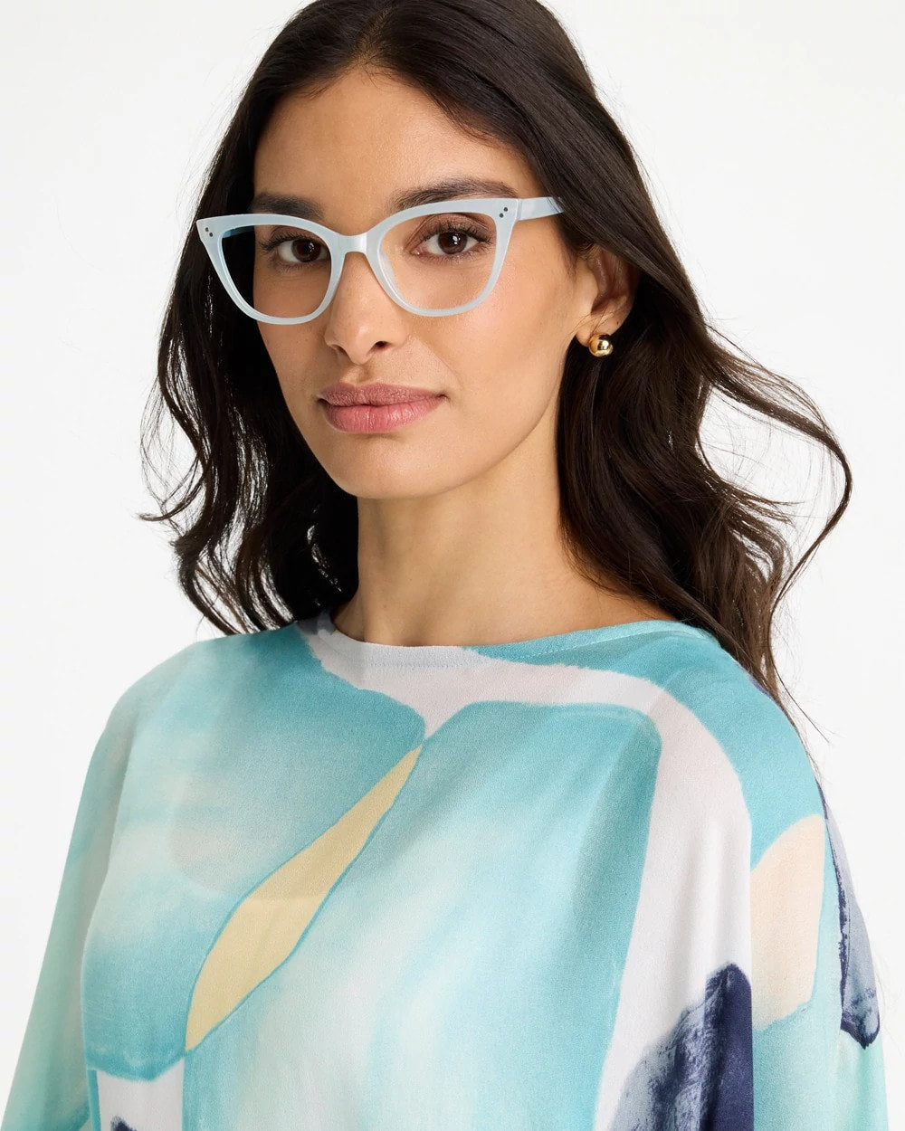 Chico's Discount - Pearlescent Cat Eye Readers