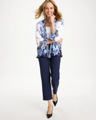 Chico's For Sale - Woven Faux Silk Printed Kimono