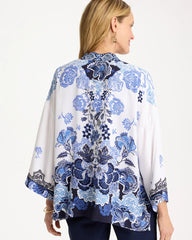 Chico's For Sale - Woven Faux Silk Printed Kimono