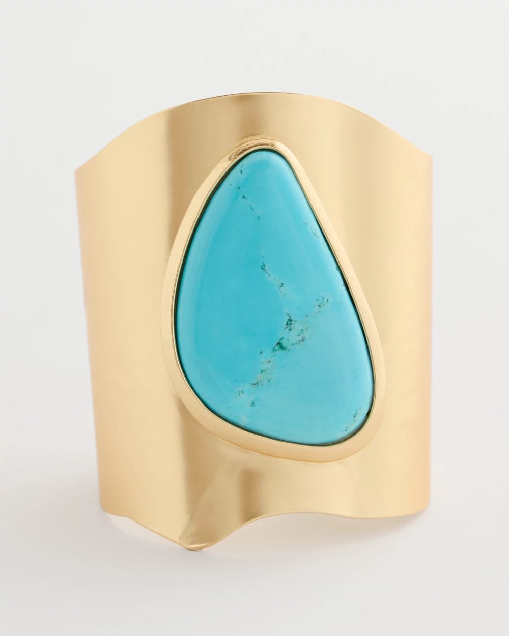 Chico's Online - Turquoise Blue Howlite Statement Cuff