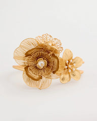 Chico's Outlet - Filigree Flower Hinge Cuff Bracelet