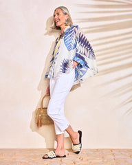 Chico's On Sale - Palm Frond Short Poncho