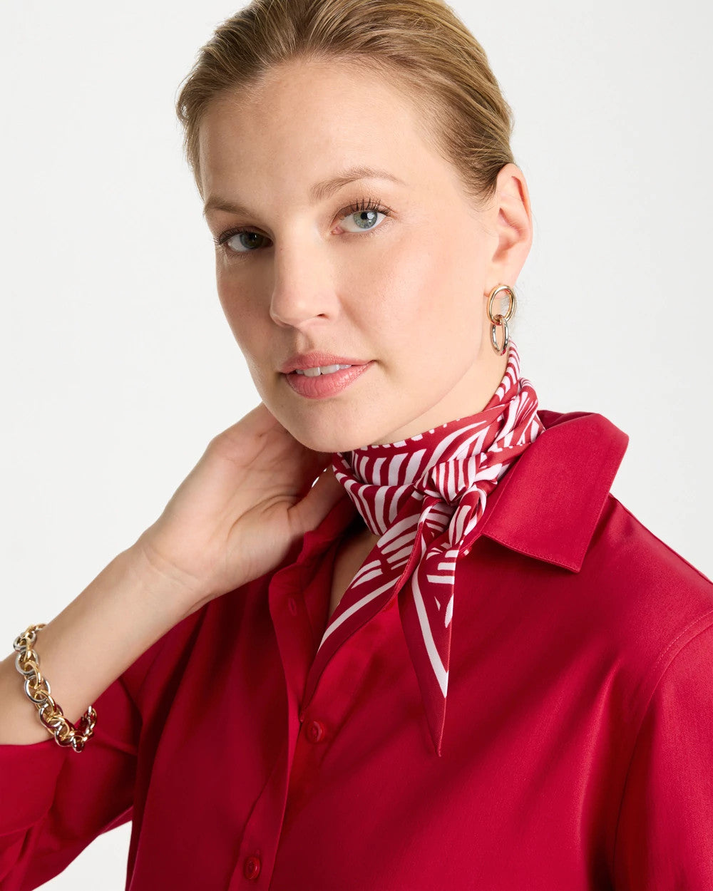 Chico's Online - Printed Skinny Scarf