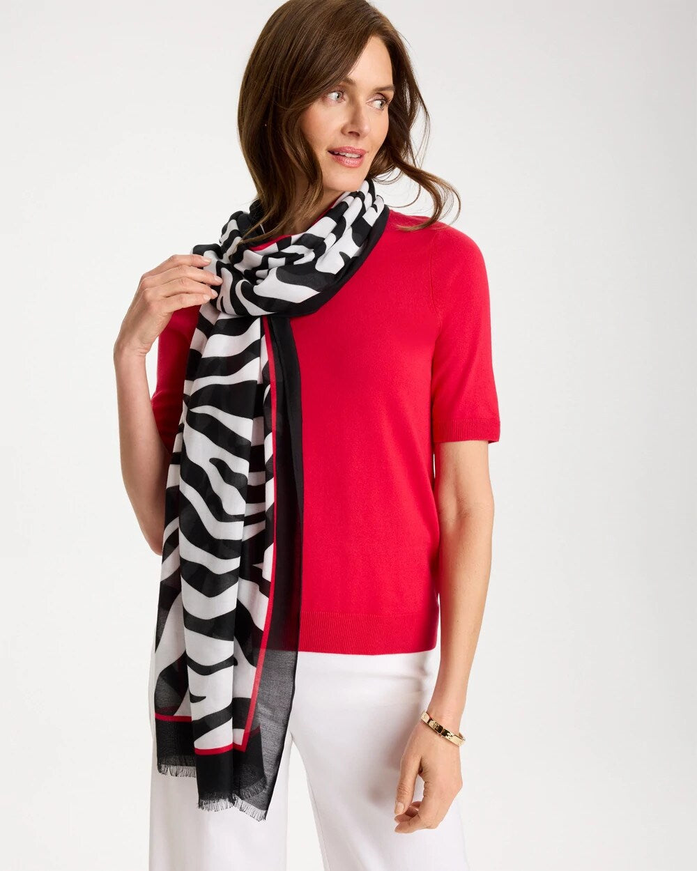 Chico's Sale - Animal Print Oblong Scarf