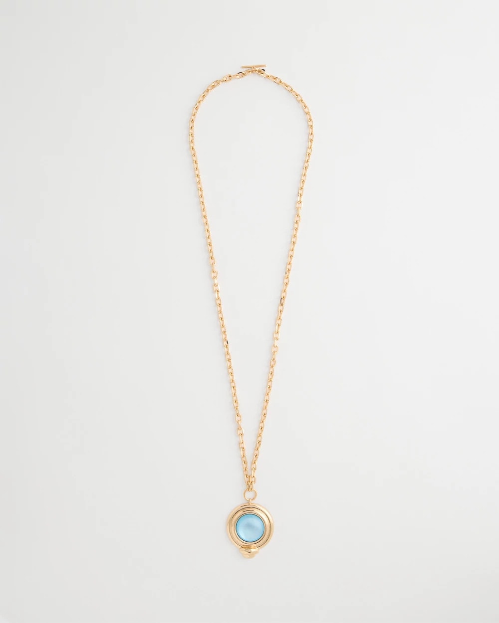 Chico's On Sale - Twice As Nice Aqua Pendant Necklace