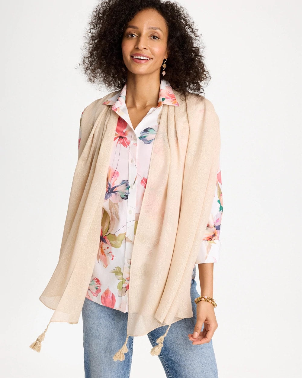 Chico's Sale - Lurex Oblong Scarf
