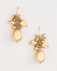 Chico's Outlet - Goldtone Cluster Earrings
