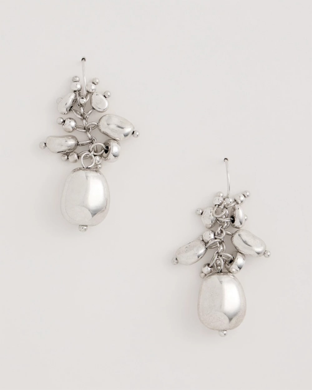 Chico's Online - Silvertone Cluster Earrings