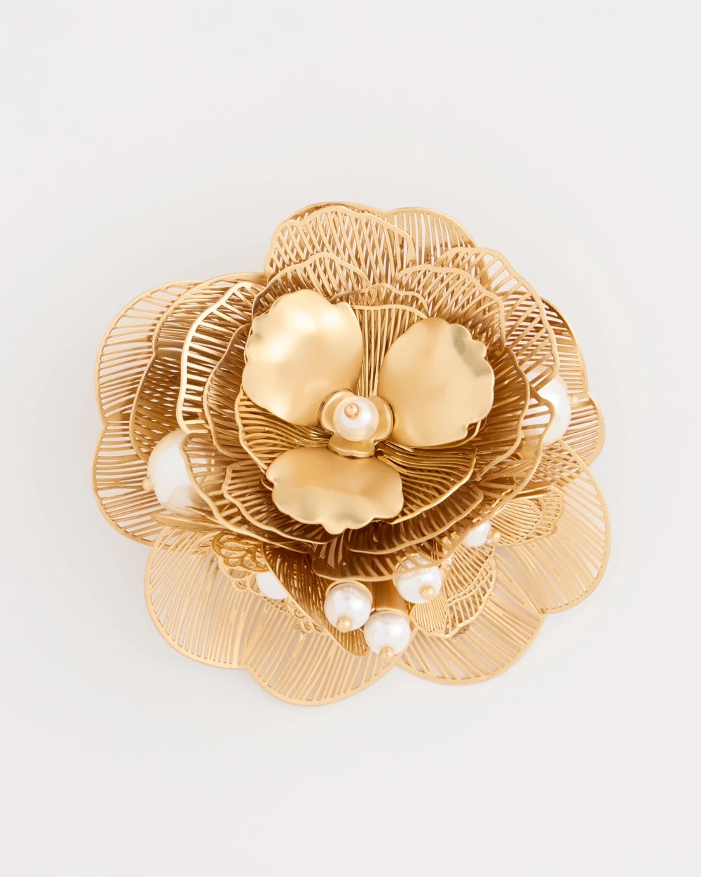 Chico's Discount - Filigree Flower Brooch