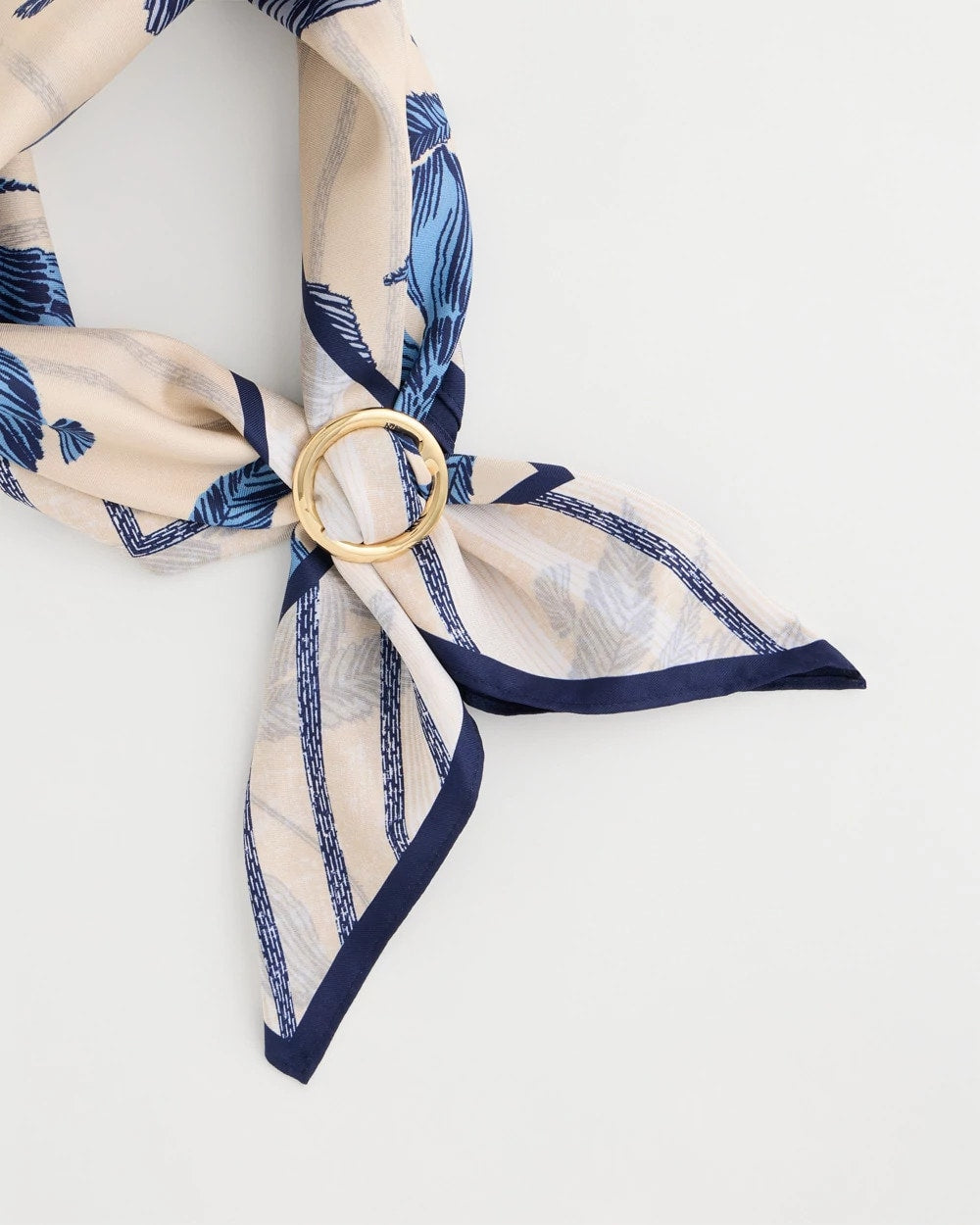 Chico's Sale - Golden Round Scarf Ring
