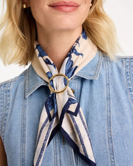 Chico's Sale - Golden Round Scarf Ring