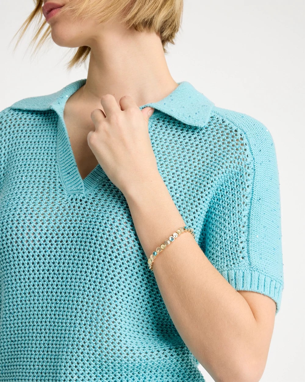 Chico's Outlet - Quartz Stone Small Stretch Bracelet