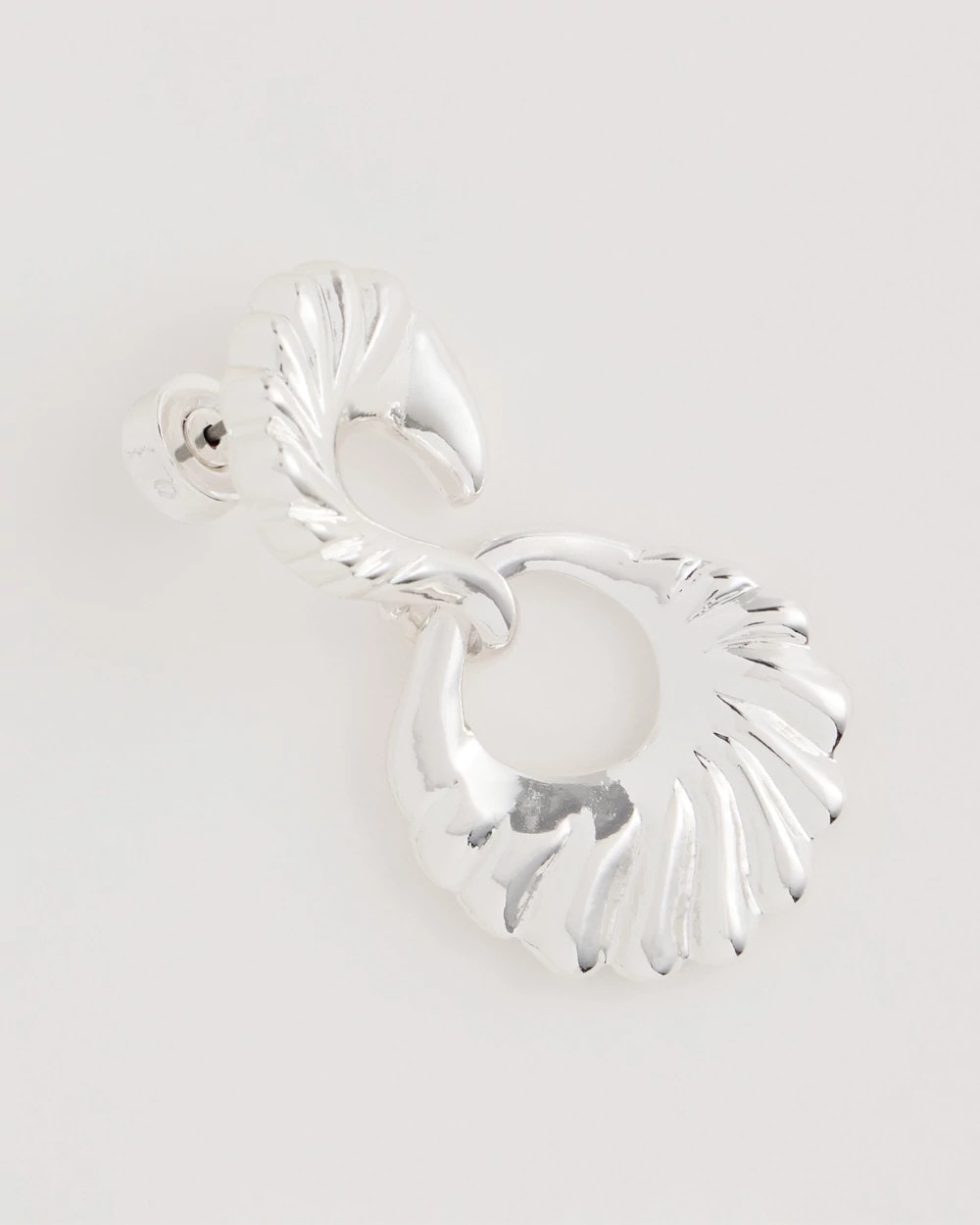 Chico's On Sale - Silvertone Doorknocker Earrings