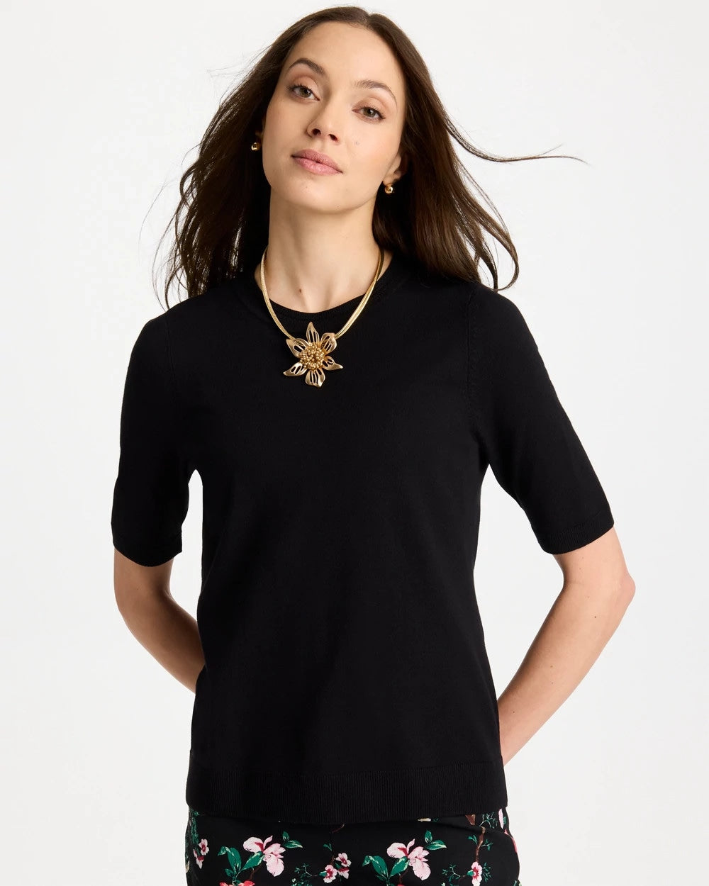 Chico's Sale - Ella Crewneck Pullover Sweater