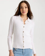 Chico's On Sale - Textured Button-Front Cardigan