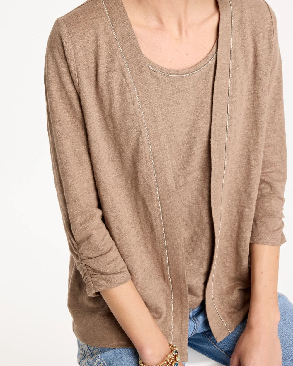 Chico's For Sale - Linen Open Front Cardigan