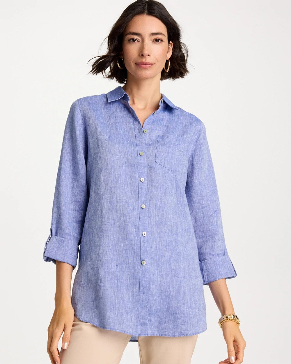 Chico's Outlet - No Iron™ Linen Tunic