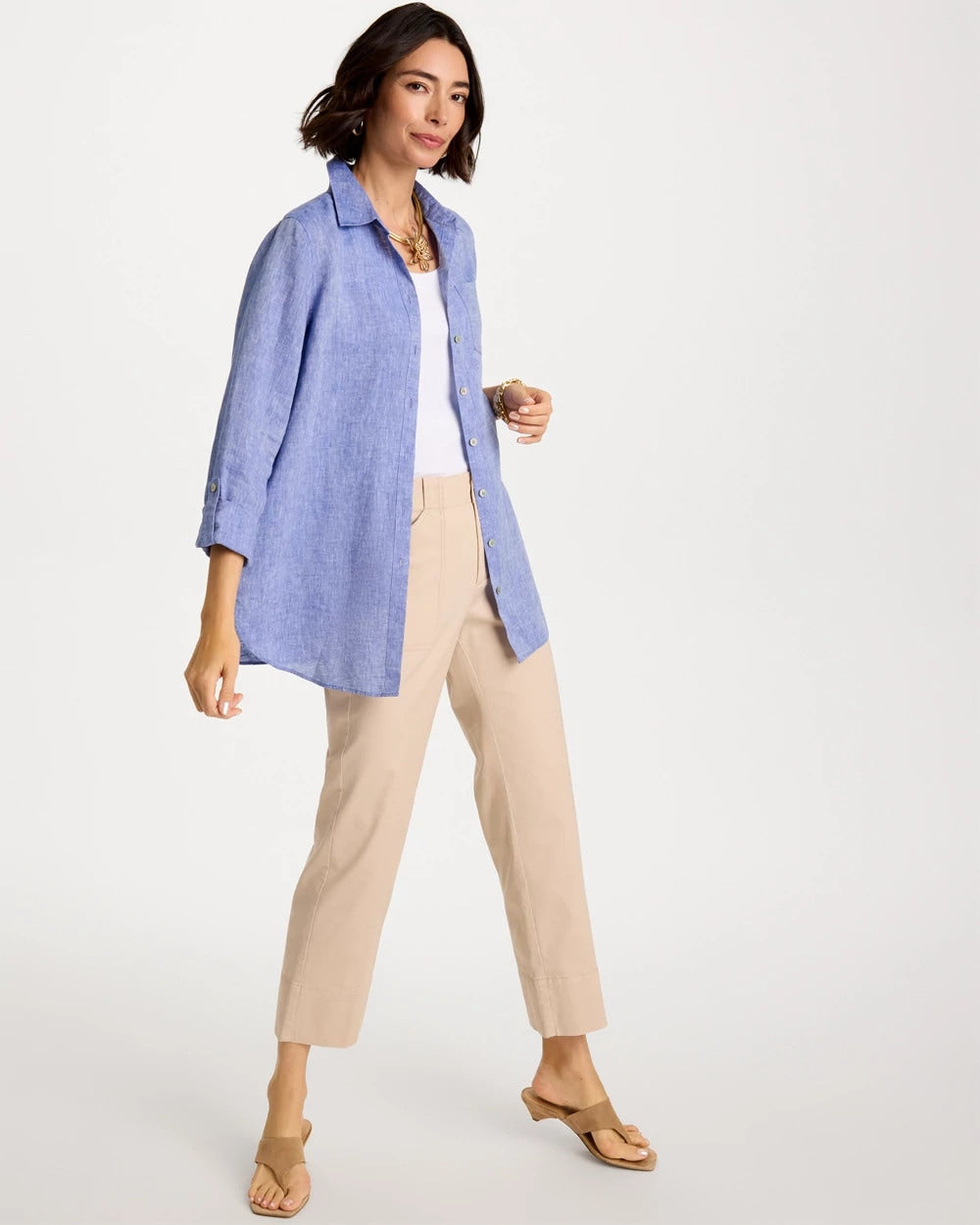 Chico's Outlet - No Iron™ Linen Tunic