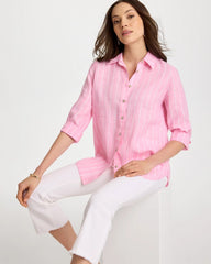 Chico's Online - No Iron™ Linen Striped Shirt