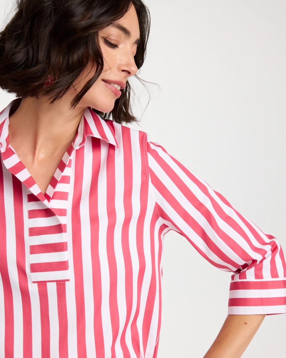 Chico's Online - No Iron™ Striped Stretch Tunic