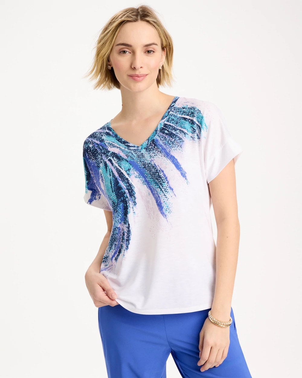 Chico's Online - Zenergy® Sicily Splash Drop Shoulder Tee