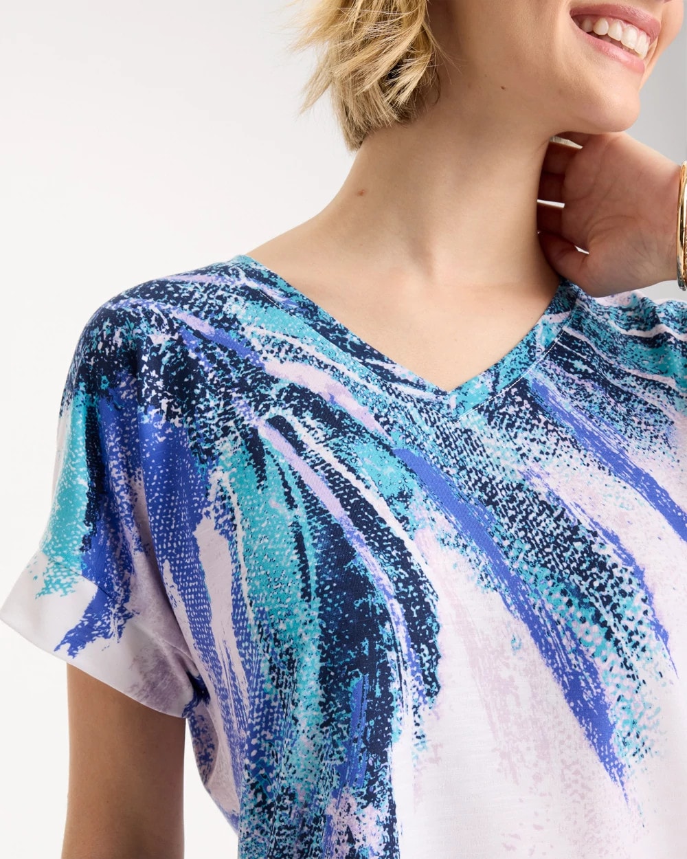 Chico's Online - Zenergy® Sicily Splash Drop Shoulder Tee
