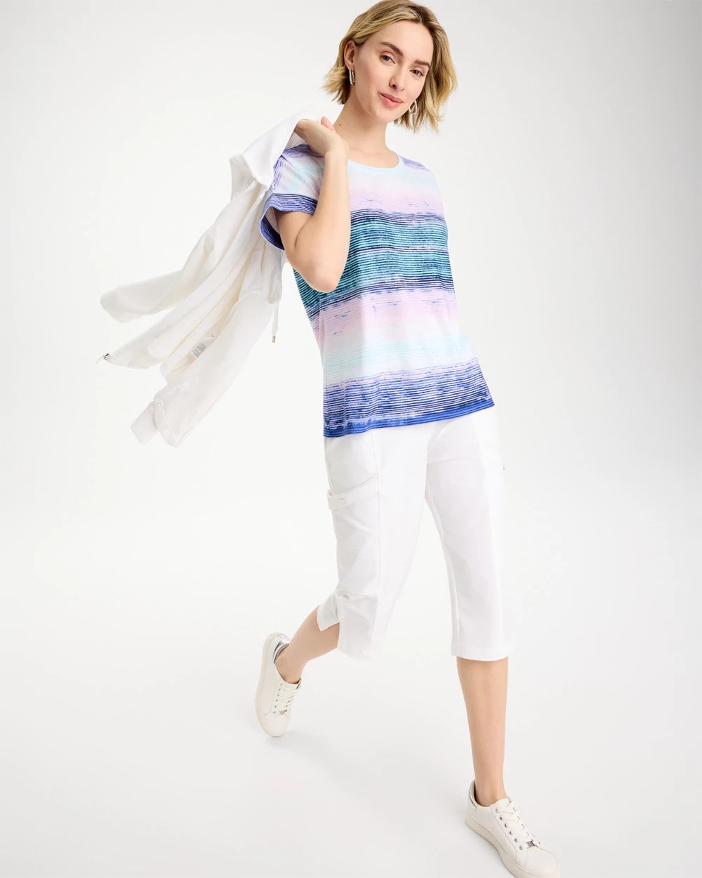 Chico's US - Zenergy® Ombre Drop Shoulder Tee