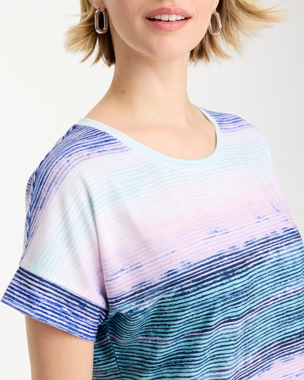 Chico's US - Zenergy® Ombre Drop Shoulder Tee