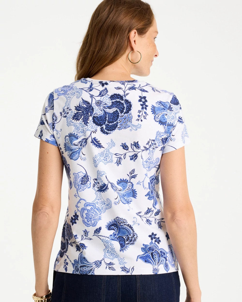 Chico's Online - Jolene Cotton Stretch Cap Sleeve Tee