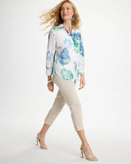 Chico's / No Iron™ Printed Linen Shirt