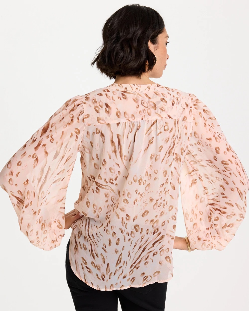 Chico's On Sale - Georgette Soft Spots Blouse