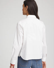 Chico's / Crystal Heart Poplin Shirt
