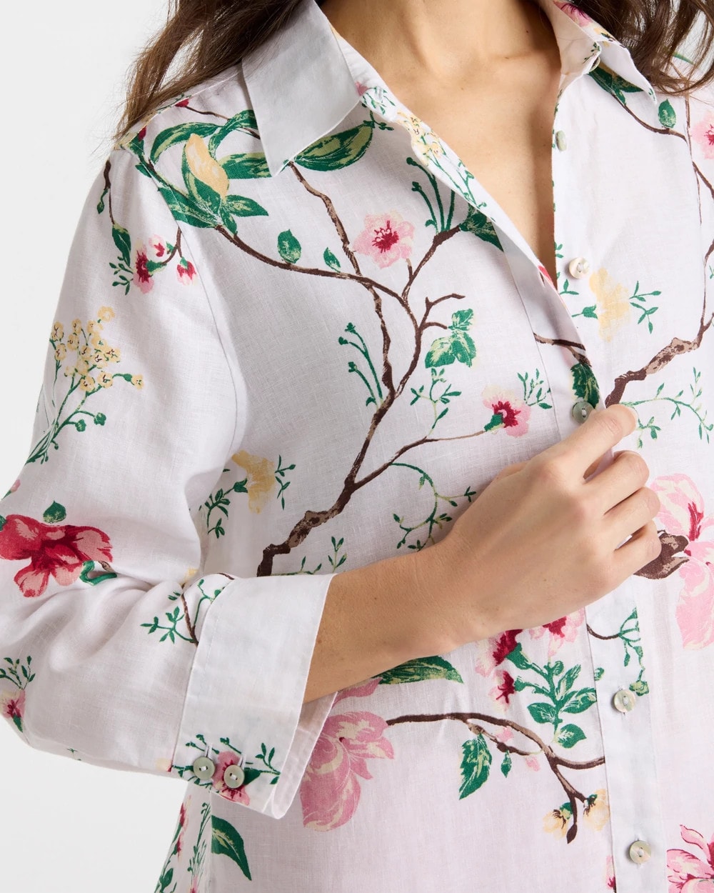 Chico's On Sale - No Iron™ Kyoto Bloom Linen Shirt