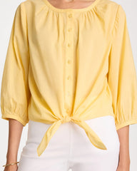 Chico's Outlet - Tie-Front Top