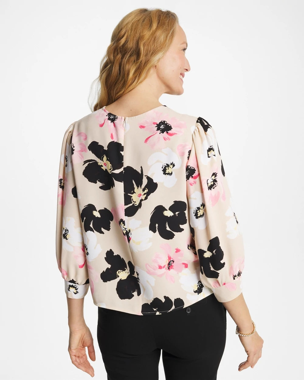 Chico's Sale - Satin Blossom Burst Top