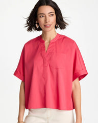 Chico's On Sale - Poplin Popover Dolman Top