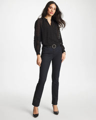 Chico's Outlet - 3D Dot Jacquard Chiffon Blouse